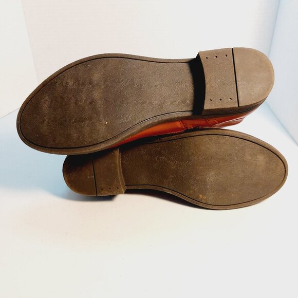 Ladies Brown Ankle Boots size 8 zip up - Picture 9 of 9